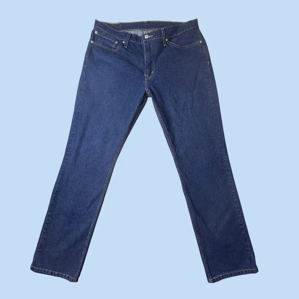 Levi's 511 Jeans Mens 36x32 (35x28) Blue Slim Fit Dark Wash Stretch Denim Pants